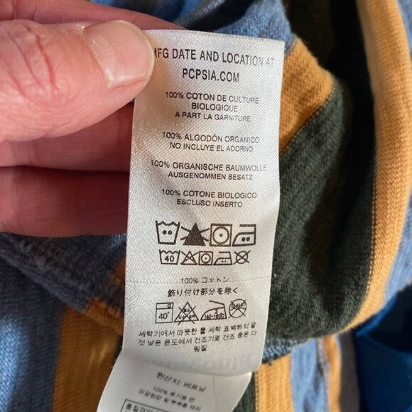 Patagonia L/S Rugby Striped Shirt, Like New - Picture 4 of 8